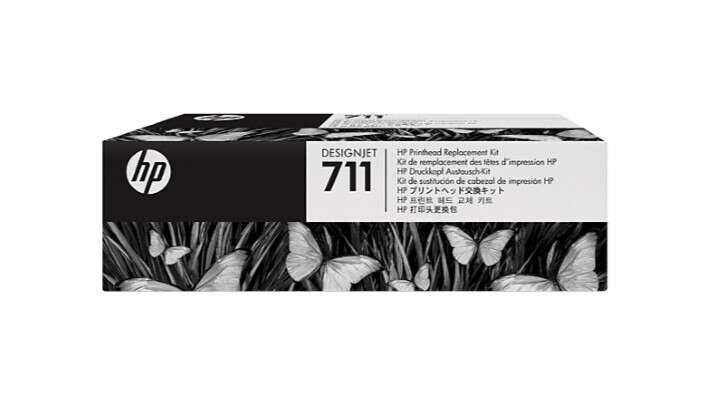 HP 711 Testina di stampa originale + confezione da 4 cartucce d'inchiostro - C1Q10A HP 711 Testina di stampa originale + confezione da 4 cartucce d'inchiostro - C1Q10A