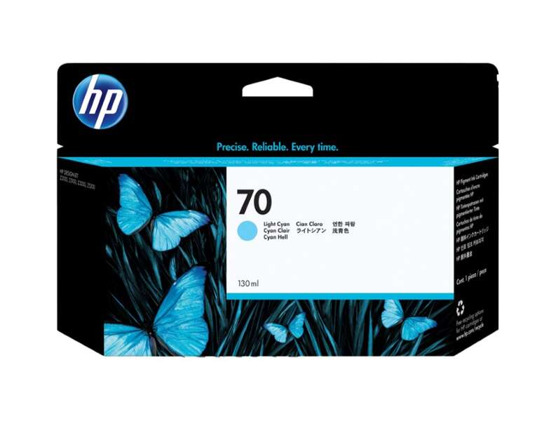 Cartuccia d'inchiostro originale HP 70 Cyan Light - C9390A Cartuccia d'inchiostro originale HP 70 Cyan Light - C9390A