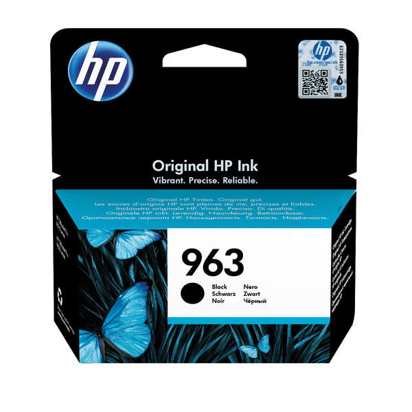 Cartuccia d'inchiostro originale HP 963 nera - 3JA26AE Cartuccia d'inchiostro originale HP 963 nera - 3JA26AE