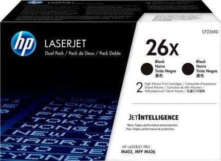 HP CF226X Nero Confezione da 2 cartucce toner originali - 26X