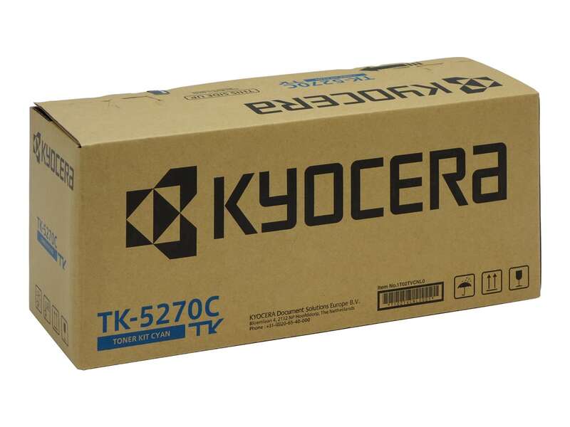 Kyocera TK5270 Ciano Cartuccia toner originale - 1T02TVCNL0/TK5270C Kyocera TK5270 Ciano Cartuccia toner originale - 1T02TVCNL0/TK5270C