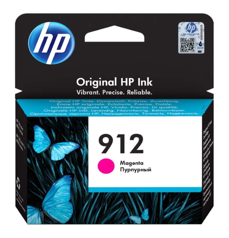 Cartuccia d'inchiostro originale HP 912 Magenta - 3YL78AE Cartuccia d'inchiostro originale HP 912 Magenta - 3YL78AE