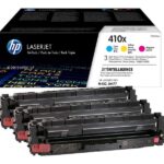 HP CF411X/CF412X/CF413X Confezione da 3 cartucce toner originali - 410X