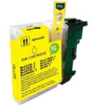 BULK - Brother LC980XL/LC1100XL/LC985XL Cartuccia d'inchiostro giallo generico - Sostituisce LC980Y/LC1100Y/LC985Y