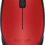 Logitech M171 Mouse wireless 1000 dpi - 3 pulsanti - Utilizzo ambidestro - Colore rosso