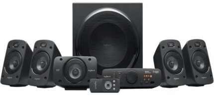 Logitech Z906 Sistema di altoparlanti 5.1 THX 1000W - Subwoofer 165W - Dolby & DTS - Telecomando - Colore nero
