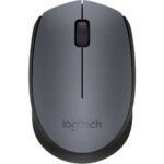 Logitech M170 Mouse wireless 1000 dpi - 3 pulsanti - Utilizzo ambidestro - Colore grigio/nero