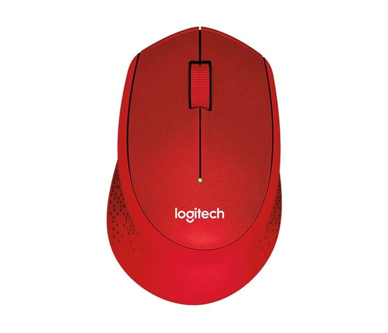 Logitech M330 Silent Plus Mouse wireless 1000 dpi - Silenzioso - 3 pulsanti - Per destrimani - Colore rosso Logitech M330 Silent Plus Mouse wireless 1000 dpi - Silenzioso - 3 pulsanti - Per destrimani - Colore rosso