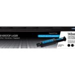 HP W1143A Nero Confezione da 2 kit di ricarica toner originali - 143A