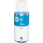 HP 31 Ciano Bottiglia di inchiostro originale - 1VU26AE