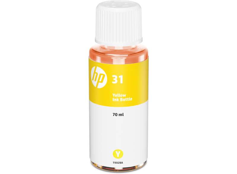 HP 31 Giallo Bottiglia di inchiostro originale - 1VU28AE HP 31 Giallo Bottiglia di inchiostro originale - 1VU28AE