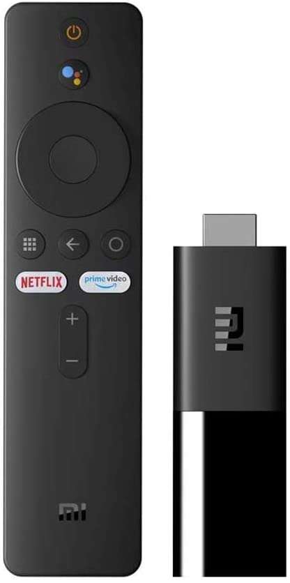 Xiaomi Mi TV Stick - Lettore portatile per contenuti in streaming Full HD - Wi-Fi - Bluetooth 4.2 - Android 9.0 - Audio Dolby e DTS - Smartcast - Telecomando - Colore: nero