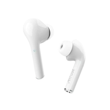 Trust Nika Cuffie Bluetooth 5.0 - TWS - Comandi tattili - Autonomia fino a 16 ore - Custodia di ricarica - Colore bianco