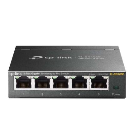 Switch Easy Smart TP-Link a 5 porte Gigabit - Plug & Play - Involucro metallico - Riduce il consumo energetico