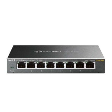 Switch Easy Smart TP-Link - 8 porte Gigabit - Plug & Play - Involucro metallico - Tecnologia verde