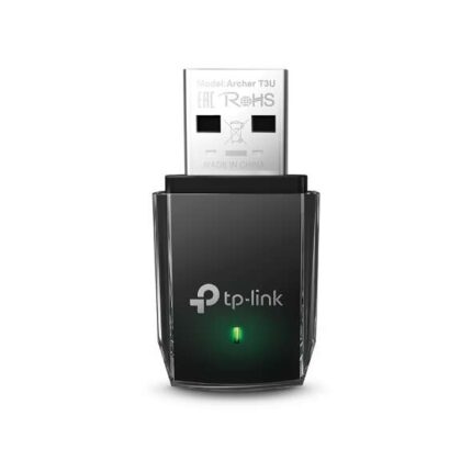TP-LINK Archer T3U Mini adattatore USB wireless MU-MIMO AC1300 - Colore nero - Alta velocità