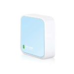 Router wireless Nano N 300Mbps TP-Link - 1 EP ETH - 1 EP Micro USB - Antenna interna - Colore bianco/blu