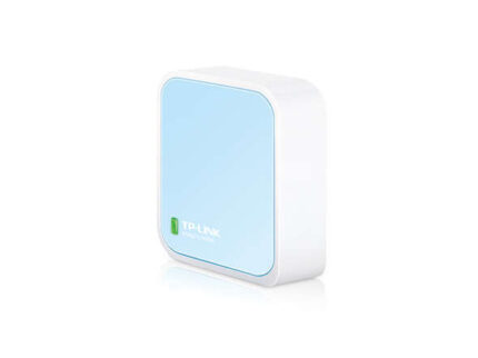 Router wireless Nano N 300Mbps TP-Link - 1 EP ETH - 1 EP Micro USB - Antenna interna - Colore bianco/blu