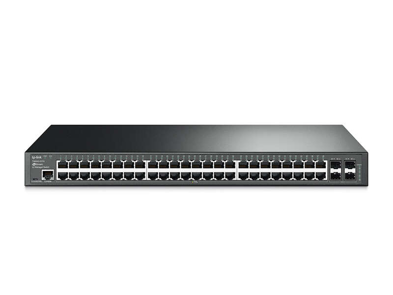 Switch JetStream TP-Link gestibile Gigabit L2 - 48 porte con 4 slot SFP Switch JetStream TP-Link gestibile Gigabit L2 - 48 porte con 4 slot SFP