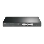 Switch Easy Smart JetStream TP-Link - 16 porte Gigabit PoE/PoE+