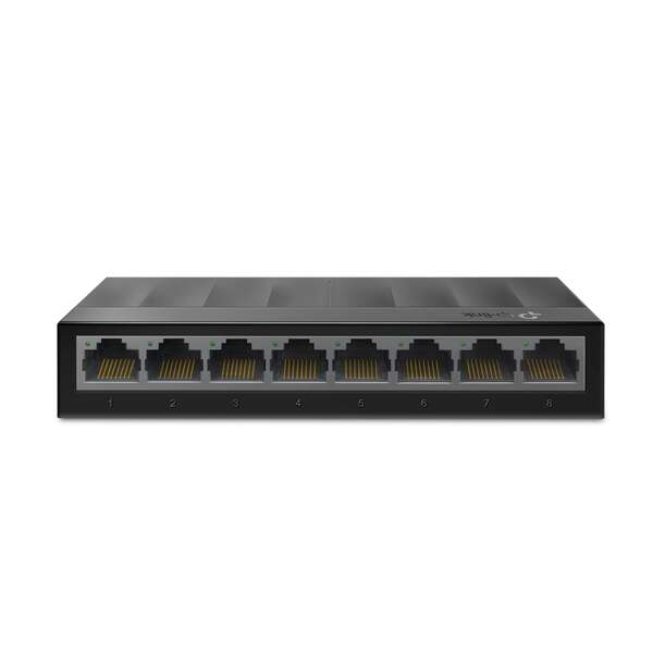 Switch desktop TP-Link - 8 porte 10/100/1000 Mbps - Tecnologia verde - Controllo del flusso - Plug & Play Switch desktop TP-Link - 8 porte 10/100/1000 Mbps - Tecnologia verde - Controllo del flusso - Plug & Play