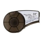 Brady M21-750-499-TB Nastro per etichette generiche in nylon - Testo nero su sfondo bianco - Larghezza 19