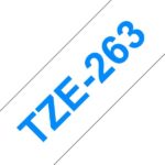 Brother TZe263 Nastro laminato generico per etichette - Testo blu su sfondo bianco - Larghezza 36 mm x 8 metri