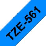 Brother TZe561 Nastro laminato generico per etichette - Testo nero su sfondo blu - Larghezza 36 mm x 8 metri