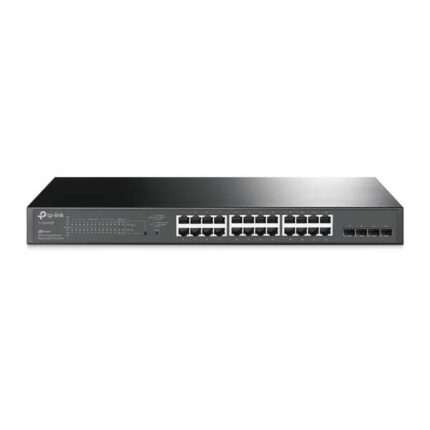 TP-Link Omada Switch Smart Gigabit JetStream - 24 porte PoE+ - 4 slot SFP - Montaggio su rack