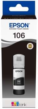 Epson 106 Nero Foto Bottiglia di inchiostro originale - C13T00R140