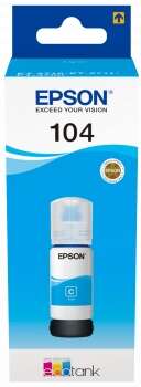 Epson 104 Ciano Bottiglia di inchiostro originale - C13T00P240