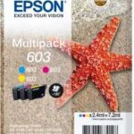 Epson 603 Confezione da 3 cartucce d'inchiostro originali - Ciano