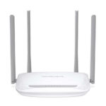 Mercusys Router wireless N 300Mbps - 4 porte 10/100Mbps - 4 antenne 5dBi - Tecnologia 2x2 MIMO - Copertura WiFi fino a 500m2