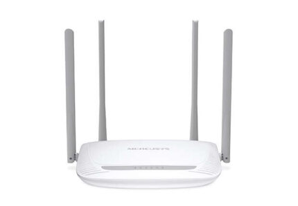 Mercusys Router wireless N 300Mbps - 4 porte 10/100Mbps - 4 antenne 5dBi - Tecnologia 2x2 MIMO - Copertura WiFi fino a 500m2