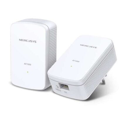 Mercusys MP500 Adattatore Powerline - 1000Mbps - Portata 300m - Gigabit Ethernet - Confezione da 2