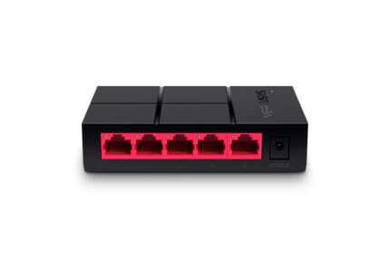 Mercusys Switch 5 porte Gigabit RJ45 10/100/1000Mbps - Design compatto - Plug & Play - Tecnologia verde