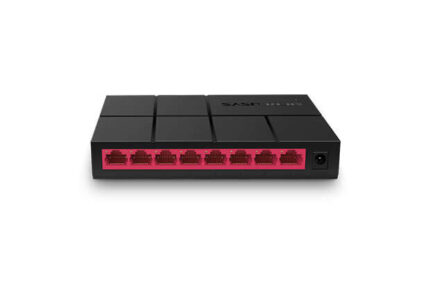 Mercusys Switch 8 porte Gigabit RJ45 10/100/1000Mbps - Design compatto - Plug & Play - Tecnologia verde