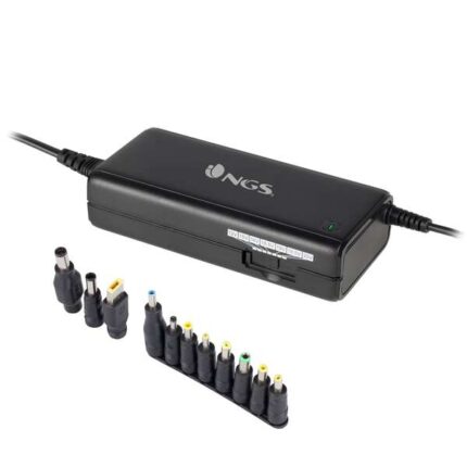 NGS Ban Caricabatterie universale per laptop 90W - 11 adattatori - Tensione 12-20V - Indicatore LED
