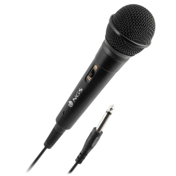 NGS Singer Fire Microfono - Pulsante On/Off - Jack da 6 NGS Singer Fire Microfono - Pulsante On/Off - Jack da 6