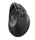 Trust Voxx Mouse ergonomico wireless ricaricabile 2400 dpi - 8 pulsanti - Display LED - Per destrimani - Colore nero