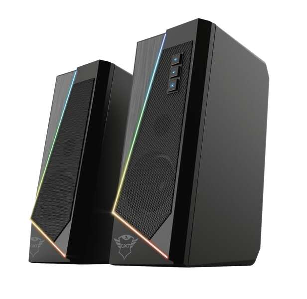 Trust Gaming GXT 609 Zoxa Altoparlanti USB 2.0 12W - Illuminazione LED RGB - Altoparlante da 40 mm - Colore nero Trust Gaming GXT 609 Zoxa Altoparlanti USB 2.0 12W - Illuminazione LED RGB - Altoparlante da 40 mm - Colore nero
