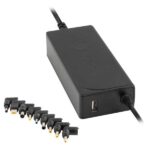 Caricabatterie universale automatico NGS per laptop 70W - 1x USB 2.0 - 9 adattatori