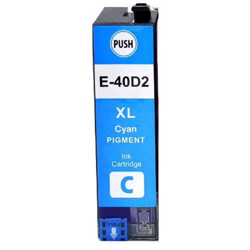 Epson T40D2 Ciano Cartuccia d'inchiostro pigmentato generica - Sostituisce C13T40D240/C13T40C240 Epson T40D2 Ciano Cartuccia d'inchiostro pigmentato generica - Sostituisce C13T40D240/C13T40C240