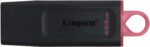 Kingston DataTraveler Exodia Memoria USB 256 GB - USB 3.2 Gen 1 - Con cappuccio - Gancio per portachiavi - Colore nero (pendrive)