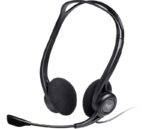 Logitech 960 Cuffie con microfono USB - Microfono pieghevole e flessibile - Comandi sul cavo - Cavo da 2