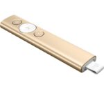 Logitech Spotlight Presentatore wireless - Raggio d'azione 30 m - Vibrazione - Colore oro