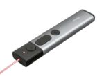 Trust Kazun Presentatore laser wireless - 4 pulsanti - Raggio d'azione 30 m - Laser rosso - Alluminio