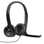 Logitech H390 Cuffie con microfono pieghevole USB - Archetto regolabile - Cuscinetti imbottiti - Comandi sul cavo - Cavo da 2