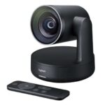 Logitech Rally Videocamera per videoconferenze PTZ Ultra HD 4K USB-C 3.0 - Controllo automatico - Indicatore LED di silenziamento - Telecomando - Colore nero