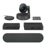 Logitech Rally Kit per videoconferenze Telecamera PTZ Ultra HD 4K USB-C 3.0 - Altoparlante con cancellazione dell'eco - Microfono con portata fino a 4